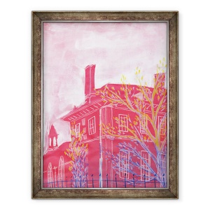 Tablou inramat - Sol Jeong - Biblioteca Kinston, 70 x 90 cm