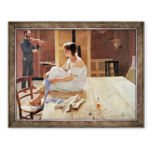 Tablou inramat - Sven Richard Bergh - Dupa Pose, 70 x 90 cm