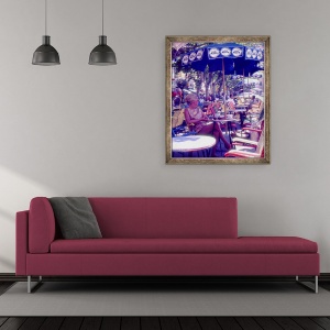 Tablou inramat - Sylver Bernat - La gelati, 2019, 50 x 60 cm - Img 2