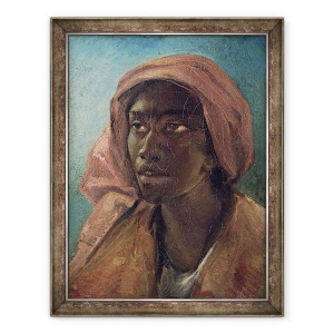Tablou inramat - Theodore Gericault - O Tanara Negro Femeie, 60 x 80 cm