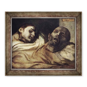 Tablou inramat - Theodore Gericault - sefii victimelor torturii, 50 x 60 cm