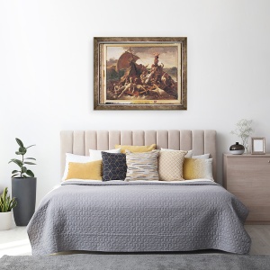 Tablou inramat - Theodore Gericault - Studiu pentru Pluta Meduzei, 70 x 90 cm - Img 3