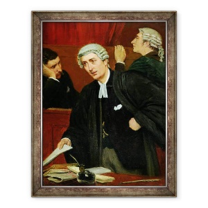 Tablou inramat - Thomas Davidson - Avocat, 70 x 90 cm
