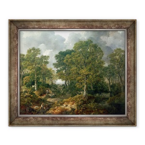 Tablou inramat - Thomas Gainsborough - Padurea lui Gainsborough Lemn de Cornard, 50 x 60 cm
