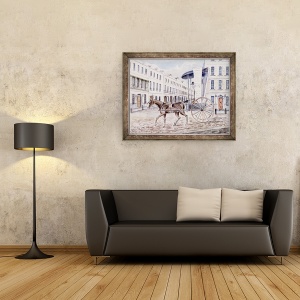 Tablou inramat - Thomas Hosmer Shepherd - Cosul de publicitate Astley, 60 x 80 cm - Img 2