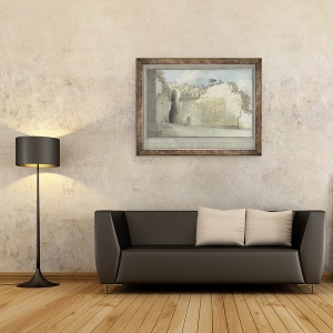 Tablou inramat - Thomas Jones - The Grotto at Posillipo, 60 x 80 cm - Img 2