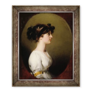Tablou inramat - Thomas Lawrence - Hon. Caroline Upton, 70 x 85 cm