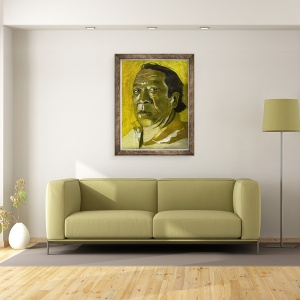 Tablou inramat - Thomas MacGregor - Roberto vanzatorul de blanuri, 70 x 90 cm - Img 2