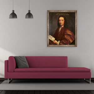 Tablou inramat - Thomas Murray - Portret De Edmond Halley, 50 x 60 cm - Img 2