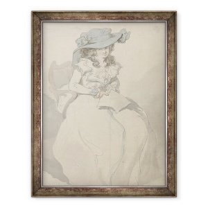 Tablou inramat - Thomas Rowlandson - Scrisoarea de dragoste, 60 x 80 cm