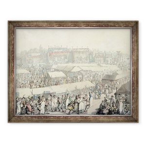 Tablou inramat - Thomas Rowlandson - Targul Verde Brook, 60 x 80 cm