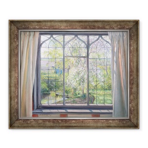 Tablou inramat - Timothy Easton - Apple Blossom impotriva salcie, 50 x 60 cm