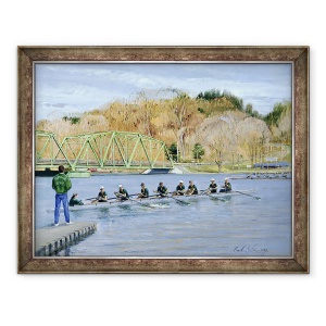 Tablou inramat - Timothy Easton - Departe de debarcader, 60 x 80 cm