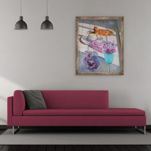 Tablou inramat - Timothy Easton - Interloper, 50 x 60 cm - Img 2