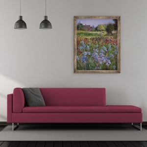 Tablou inramat - Timothy Easton - Intrarea in Burgate Green, 50 x 60 cm - Img 2