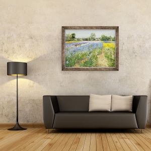 Tablou inramat - Timothy Easton - Tabla de sah Floral, 60 x 80 cm - Img 2