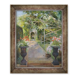Tablou inramat - Timothy Easton - Trandafirul Leasa, Bedfield, 50 x 60 cm