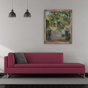 Tablou inramat - Timothy Easton - Trandafirul Leasa, Bedfield, 50 x 60 cm - Img 2