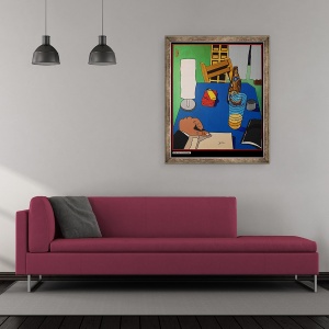 Tablou inramat - Timothy Nathan Joel - Obiecte, 50 x 60 cm - Img 2