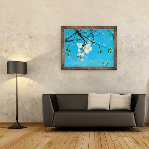 Tablou inramat - Tomoko FURUYA - Flori de cires I, 70 x 90 cm - Img 2