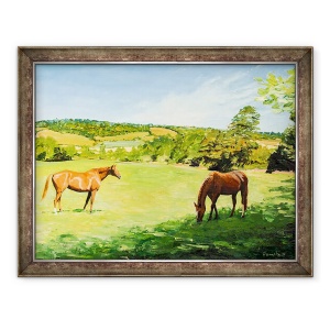 Tablou inramat - Tony Fandino - Cai la pasunat II, 70 x 90 cm