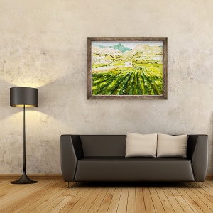 Tablou inramat - Tony Fandino - Camp I, 70 x 90 cm - Img 2