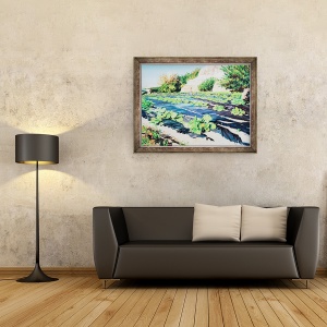 Tablou inramat - Tony Fandino - Camp III, 70 x 90 cm - Img 2