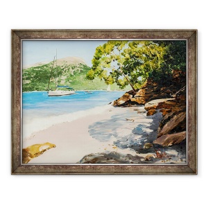 Tablou inramat - Tony Fandino - Plaja Formentor, Mallorca, 60 x 80 cm