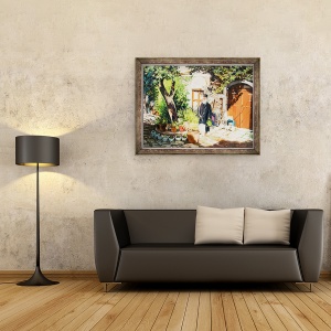 Tablou inramat - Tony Fandino - Preot in Skiathos, 70 x 90 cm - Img 2