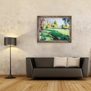 Tablou inramat - Tony Fandino - Vacile pasc la Riverhead, 70 x 90 cm - Img 2