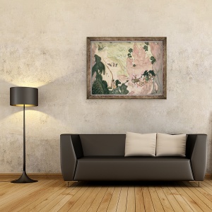 Tablou inramat - Valentin Aleksandrovich Serov - Designul cortinei pentru baletul Sheherezade al lui Nikolai Rimski-Korsakov, 70 x 90 cm - Img 2