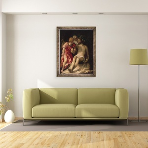 Tablou inramat - Veronese - Pieta, 70 x 90 cm - Img 2