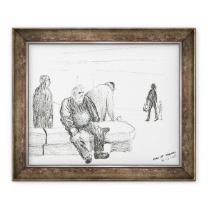 Tablou inramat - Vincent Alexander Booth - Barbat la Kendal, 2005, 50 x 60 cm