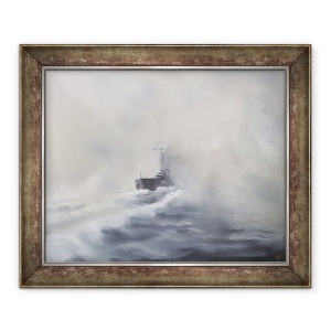 Tablou inramat - Vincent Alexander Booth - Bismarck se sustrage convingatorilor ei 25 mai 1941, 2005, 50 x 60 cm