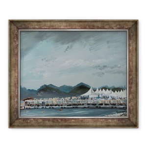 Tablou inramat - Vincent Alexander Booth - Corturi Festivalul de Film Cannes 2014, 2914, 50 x 60 cm