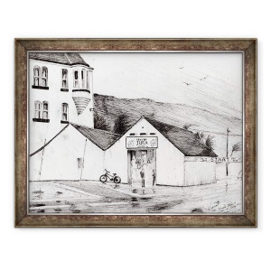 Tablou inramat - Vincent Alexander Booth - inceputul cursei de la Jura, 2005, 70 x 90 cm