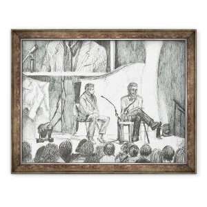 Tablou inramat - Vincent Alexander Booth - Interviu cu Johnny Walker, 2007,, 70 x 90 cm