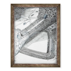 Tablou inramat - Vincent Alexander Booth - page31, Castelul din padurea Findhorn, 2006, 70 x 90 cm