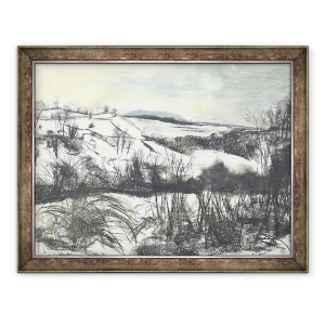 Tablou inramat - Vincent Alexander Booth - Peisaj Osmotherley in zapada de iarna, 1997, 60 x 80 cm