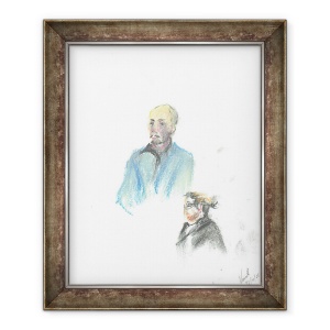 Tablou inramat - Vincent Alexander Booth - Pub Goers, 2005, 50 x 60 cm
