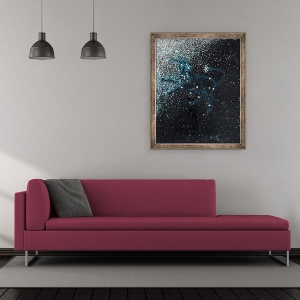 Tablou inramat - Vincent Alexander Booth - Semn stea Taur, 2016, 50 x 60 cm - Img 2
