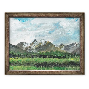 Tablou inramat - Vincent Alexander Booth - Vedere hotel la Crans, 2011, 70 x 90 cm