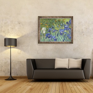 Tablou inramat - Vincent van Gogh - Irisi II, 60 x 80 cm - Img 2