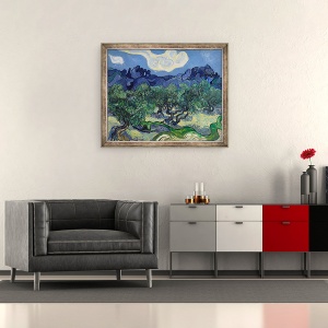 Tablou inramat - Vincent van Gogh - Maslini I, 50 x 60 cm - Img 2