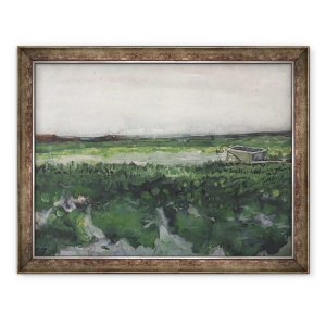 Tablou inramat - Vincent van Gogh - Peisaj cu roaba, 70 x 90 cm