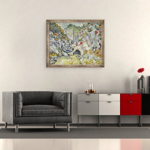 Tablou inramat - Vincent van Gogh - Rapa Peyroulets, 50 x 60 cm - Img 2