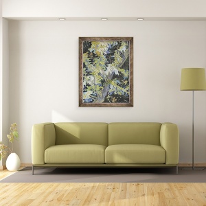 Tablou inramat - Vincent van Gogh - Salcam in Flori, 70 x 90 cm - Img 2