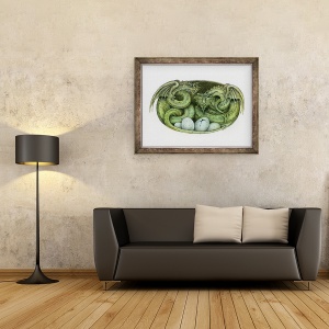 Tablou inramat - Wayne Anderson - Amphisbaena, 60 x 80 cm - Img 2
