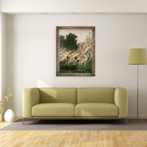 Tablou inramat - William-Adolphe Bouguereau - Oread-urile, 60 x 80 cm - Img 2