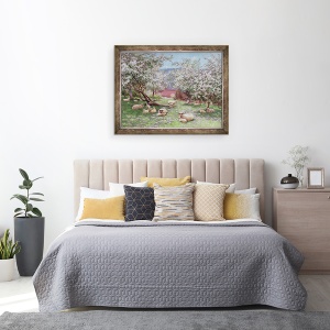 Tablou inramat - William Biscombe Gardner - Appleblossom, 70 x 90 cm - Img 3